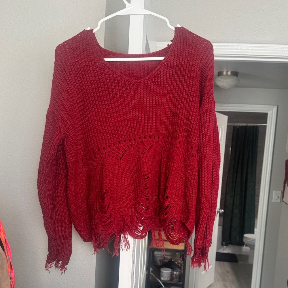 Red Women's Sweater